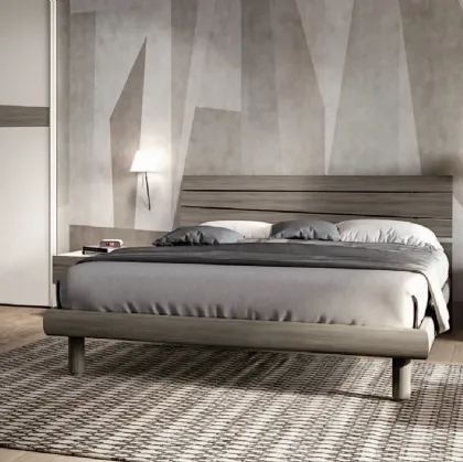 Letto moderno con testiera Mistral di SantaLucia