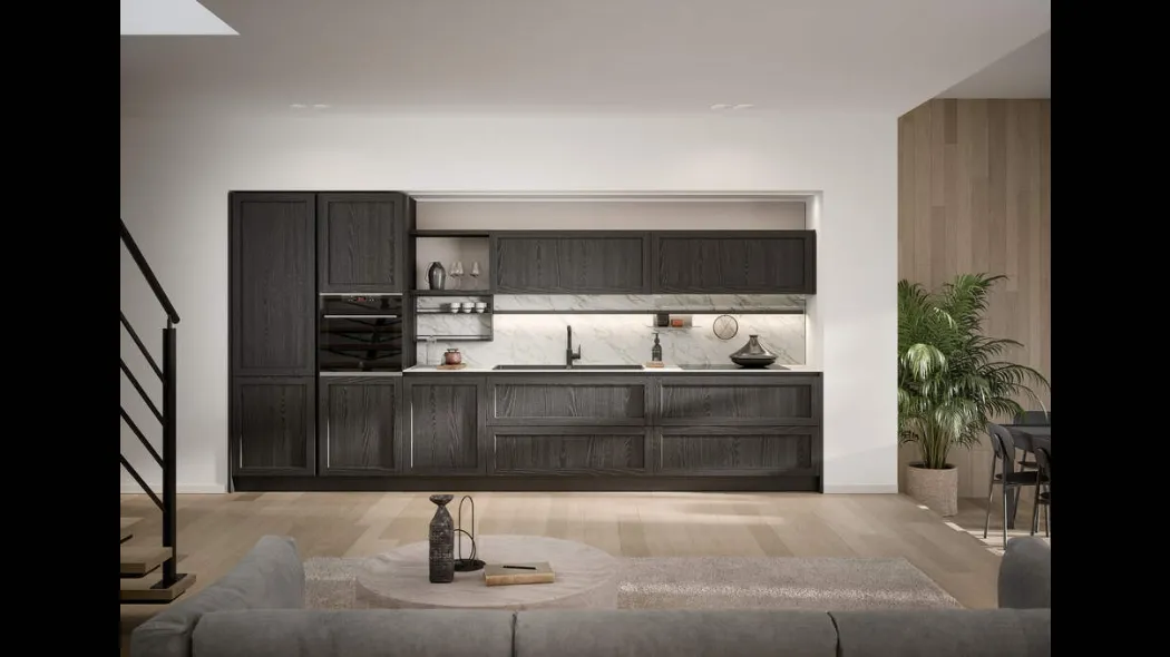 Cucina Moderna lineare Clio Composizione 04 di Prima Cucine