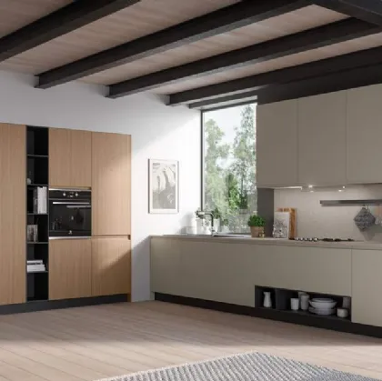 Cucina Moderna ad angolo Fly Composizione 05 di Prima Cucine