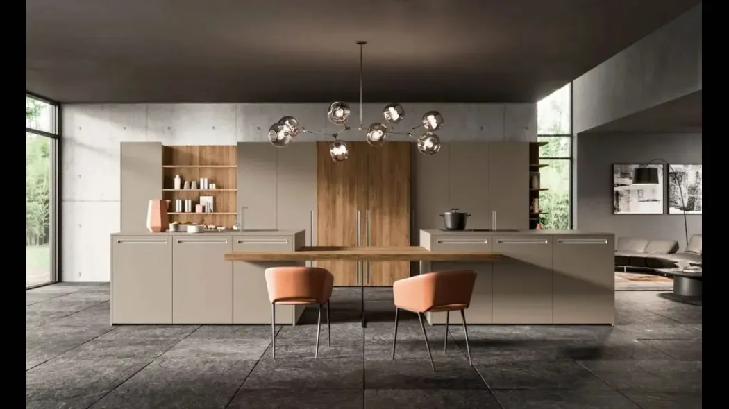 Cucina Moderna con isola Time 01 2023 di Gentili Cucine